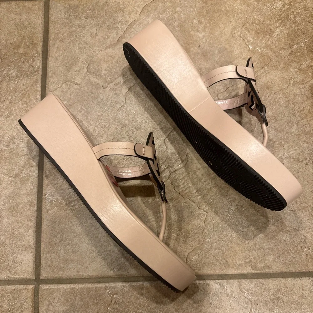 Tory Burch Miller Platform Wedge Flip Flop